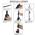 7 Feet / 2.1M Feet Tripod Aluminum Light Stand , DSLR , Multipurpose Ring Fill Light for studio. 