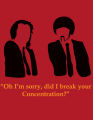 "Oh I'm Sorry, Did I break your Concentration?" Pulp Fiction Famous Movie Lines Posters Vinyl Paper Quotes Vintage Posters Home Room Art Painting Wall Poster. 