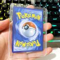 Set Pokemon Card Sleeves Hard Cards Slab Grade Stands Star Protector Case Acrylic Plastic Clear Game Holder Storage Kid Toy Gift. 