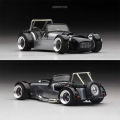 BNDS New 1/64 Alloy Wheels Rubber Tires Design SSR STAR SHARK Rims Modified Parts JDM VIP Style for Model Vehicle 4pcs Set. 
