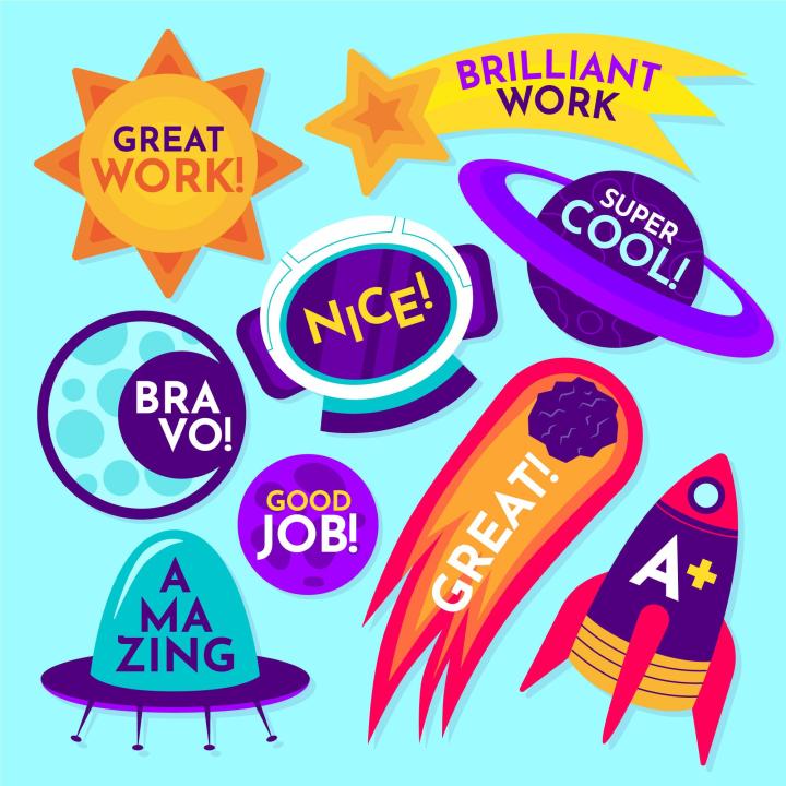 Rewards stickers, Motivational Rewards Stickers for Kids – Fun ...