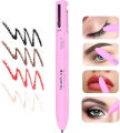 Original 4 In 1 Makeup Pen Waterproof Cosmetic Pencil 4 Color Multi-function Makeup Beauty Pen For Eyeliner Brow Lip Liner Highlighter - Multifunctional Eyebrows - Eyeliner Lip Liner - Highlighter Makeup Pen - Multi function water proof. 