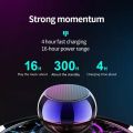 【COD+Ready Stock + FREE Shipping 】 Protable M3 Flash Wireless Bluetooth Speaker Portable Small Steel Gun Metal Heavy Subwoofer Outdoor Mini Bluetooth Small Speaker. 