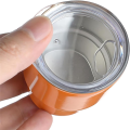 3 Piece Mini Tumbler Shot Glass Double Wall Tumbler Shot Glasses With Straw & Lid,2Oz (B). 