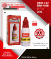 Shiny S-62 fabric Stamp Pad Red Ink Reinking Stamp Inks For All Stamp Pads Red Color. 