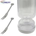Pickle Storage Container Leakproof Airtight Pickle Jar with Timer Forks Perfect for Kimchi Pickles More Hourglass Design for Home Kitchen Buy Pickle Jar with Silicone Ring. 