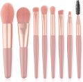 8Pcs Mini Size Makeup Brushes Pcs Mini Travel Portable Soft Makeup Brushes Set Eye Shadow Foundation Powder Eyelash Lip Concealer Blush Make Up Brush Set. 