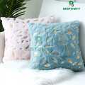 Super Soft Square Faux Throw Fur Cushion Cover Home Plush Pillow Case Sofa Throw Pillow Cover Bed Room Pillowcase Pillows Car Seat Decor Feather Cushion Case. 