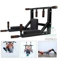 Wall Mounted Pull Up Bar Multifunctional Chin Up Bar, Dip Stand for Indoor Home Gym Workout, Power Tower Set Support to 440Lbs. 