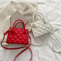 Fashion Small Women Bags Shoulder Bag Ladies Hit Color Stitching Bag Messenger Bag PU Mini Square Bag Purse. 