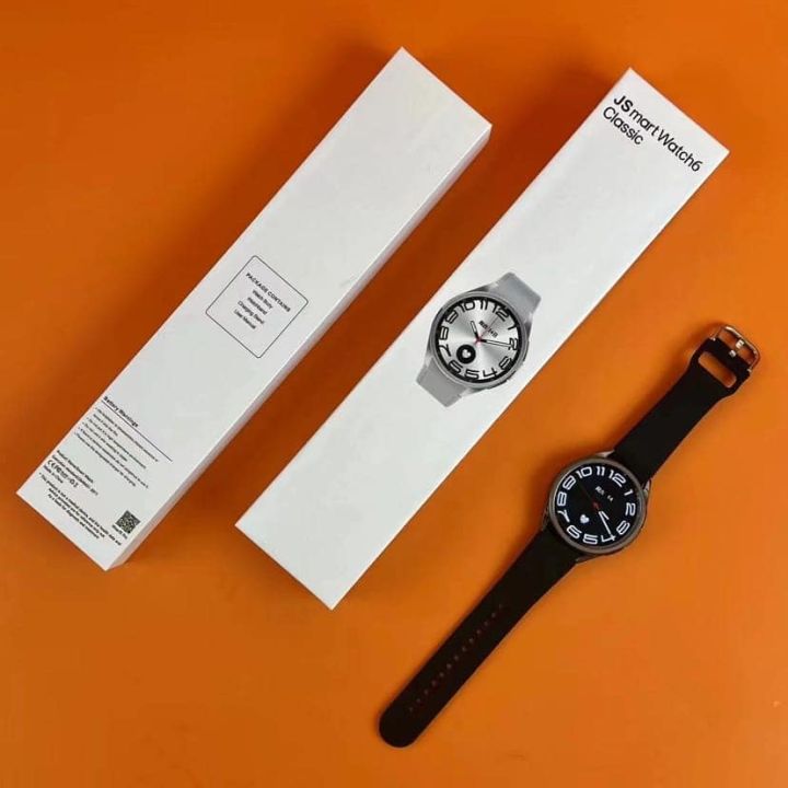 JS Smart Watch 6 Classic - Round Dial Smartwatch With HD Bezel-Less Display, Bluetooth Calling And Multiple Sports Mode