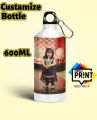 Customized Your Your Own Pic Water Bottle 600Ml. 