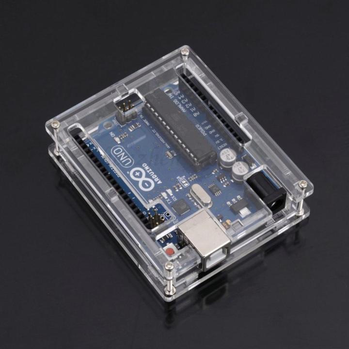 Arduino UNO R3 Enclosure Transparent Clear Case