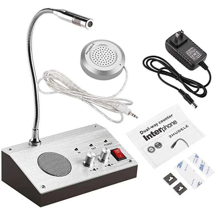 Talk%20back%20automaticity,Bank/Box%20Office%20Window%20Intercom%20Speaker,%20easy%20installation%20Dual-Way%20Talk%20Through%20Store%20Office%20Window%20Glass%20Counter%20Intercom%20Speaker%20System%20Window%20Microphone%20intercom%20speaker%20-%20Image%202