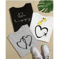 Pack of 3 T shirts for women & Girl printed round neck summer wear. 