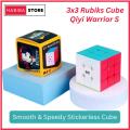 Original Qiyi Rubiks Cube 3x3 Stickerless Qiyi Warrior S Best Quality Fast Speed Magic Rubik Speed Cube Educational Puzzle Toys. 