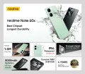 Realme Note 60x Smartphone 4GB RAM 64GB ROM. 