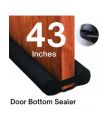 Door Dust Stopper Draft & Insect - Air Stopper - Under Bottom Seal - Twin Guard For Doors and Windows From 18 to 56 Inches. 