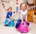 Kids Travel Trunki Trixie Suitcase Evergreen Fun Case Trunk Case Bag Luggage with Wheels. 