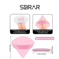 Triangle Shaped Powder Puffs and Sponges for Makeup, Soft and Reuseable Puff Sponge for Blending Face Powder, Foundation, Under Eye, Setting and Baking Triangle Shaped Puffs, Makeup Puffs for Loose Powder.. 