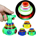High Quality Lattoo with LED Light & Music - Spinning Tops - Kids toys - Light lattu UFO Shaped Spinning Top - Launcher Lattoo Toy for Kids and Adults with Beautiful LED Flash Lights and Dynamic Music. 