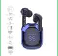 Air31 Wireless Headphones LED Power Digital Display Stereo Sound Bluetooth | compatible 5.3 Earphones for Sports Working | Transparent Digital Display | A31 Wireless Bluetooth Earbuds. 