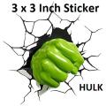 Hulk Stickers - Marvel Stickers - Aesthetic Art Stickers for mobile back, Laptop, diary - Sticker for Laptop 3 x 3 inch. 