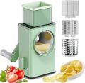 3 In 1 Set Manual Vegetable Slicer Roller Multifunction Vegetable Cutter Food Graters Chopper Shredders Kitchen Accessories. 