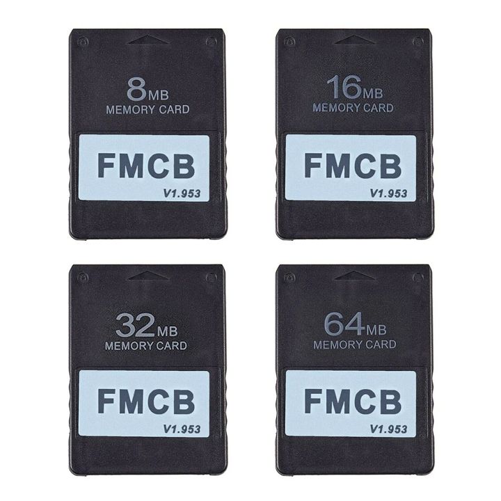 FMCB McBoot Free MC Boot Card v1.953 for Sony PS2 PS 2 8MB/16MB/32MB/64MB Memory Card Game Console Accessories Brand New