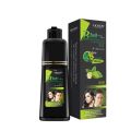 Lichen Black Hair Color Shampoo No-Stain Hair Dye Shampoo for Men & Women - 200ML - (Black). 