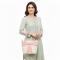 TYMO Velora Ribbon Tote bag for Women – Premium PU Leather Structured Handbag. 