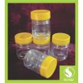 5 Plastic Jars-clear & Transperent-100g- For food/grain Storage. 