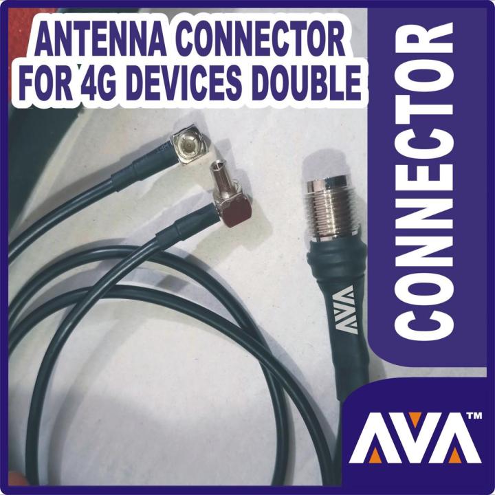 AVA Double Wire Antenna Connector For EVO Wingle Charji and all others Internet Devices 3G,s/4G,s