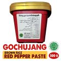 O'FOOD HALAL Gochujang Brown Rice Red Pepper Paste 500g (ONE JAR). 