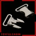 【TOYFULCABIN】 2x Metal Side Release Buckle Clip for Craft Webbing Paracord Bag Strap. 