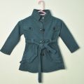 Winter Style Fleece Coat Collar Style Pockets and Fitting Belt High Quality Fabrics for Baby Girls. 