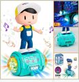 Zest 4 Toyz Musical Toy for Kids 360 Degree Rotating Dancing Boy Doll Toy with 5d Light & Sound Bump & Go Action Toy for 1 Year Old Kids Boys Girls(. 