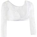 Women Mesh Lace Blouses Casual Long Sleeve V-Neck Smock Crop Tops Lady Bottoming Shirts Fashion See-through Flowers Female Shirt. 