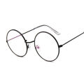 【AmbitionmA】Vintage Round Glasses Clear Lens Fashion Gold Round Metal Frame Glasses Optical Men Women Eyeglass Frame Fake Glasses. 
