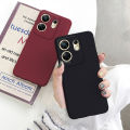 Quiberk for Infinix Zero 30 4G Shockproof Anti-Slip Soft TPU Sandstone Matte Back Case Cover. 