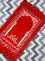 Luxury Prayer mat  Quilted soft sheet Fabric :: Smoth Embossed Velvet Disruption ::. 