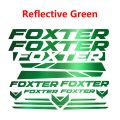 FOXTER Bike Carbon Fiber Vinyl Sticker Decal for Mountain Bike Stickers and Road Cycling Decals. 