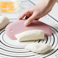 Cooking Scraper Round Edge Ergonomic Multi-use Dough Cutter. 