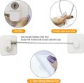 1 pc Fridge Locks with Key No Drilling for Kids and Pets, Suitable for Refrigerators, Washing Machines, Cabinets, Toilets. 