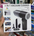 Legacy Deals 3 in 1 Rechargeable Vacuum Cleaner and Air Blower| Portable Cordless Handheld Mini Vacuum Cleaner| Powerful Strong Suction 120W High Power Microscopic Dust Cleaning Tool Machine from Windows, Sofa, Carpets, Car Interior, Keyboard, Home office. 