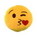 OH Soft Emoji Smiley Emoticon Pretty Round Cushion Yellow Pillow Stuffed Plush Toy. 