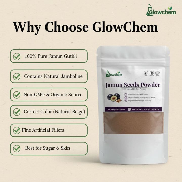 GlowChem%20Jamun%20Seed%20Powder%20(Jamun%20Guthli)%20%E2%80%93%20100%25%20Natural%20Remedy%20for%20Diabetes%20Support%20&%20Blood%20Sugar%20Control%20%E2%80%93%20Pure%20Syzygium%20Cumini%20Extract%20for%20Oily%20Skin,%20Acne%20&%20Pores%20(Black%20Plum)%20(100%20g)%20-%20Image%203