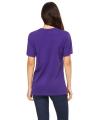 Cotton Plain TShirt For Women - Purple. 