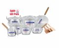 National Apple pot Gift set Cookware set 15pcs Best quality ever Metal Finish Cookware Set. 