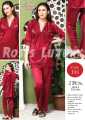Bridal Nightwear For Women Shirt Trouser Set For Girls Nightwear For Women Silk Pajama Set For Her. 